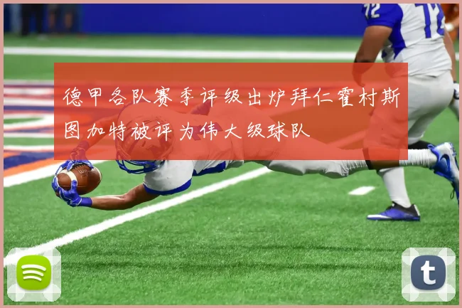 德甲各队赛季评级出炉拜仁霍村斯图加特被评为伟大级球队